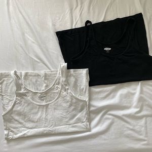 3 for $15 - Black & White Tanks